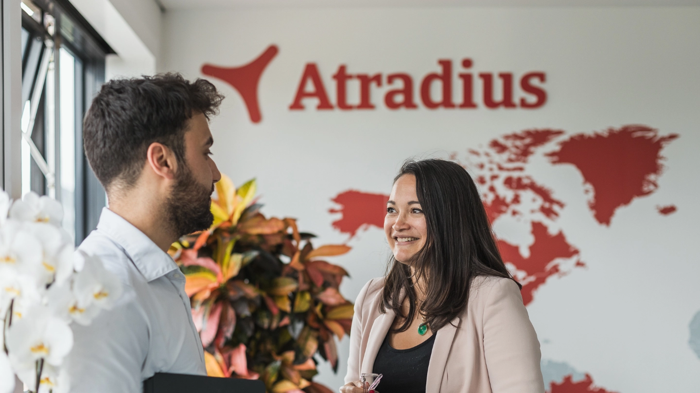 Atradius Paris colleagues in the office Atradius Paris colleagues in the office